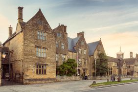 Exterior facade of Lygon Arms