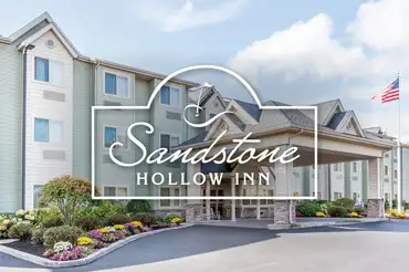 exterior of sandstone hollow inn