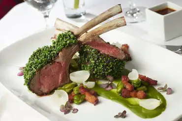 rack of lamb main course