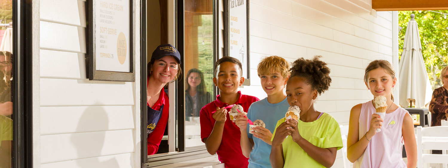 Kids Enjoying Ice Cream