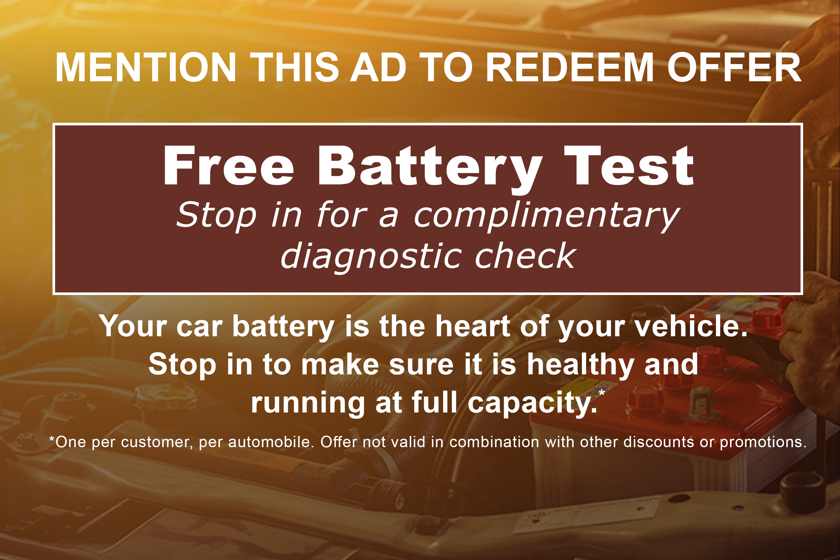 Free Battery Test