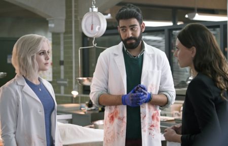 iZombie - Rose McIver as Liv, Rahul Kohli as Ravi and Aly Michalka as Peyton - 'Pour Some Sugar, Zombie'