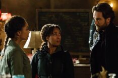 Lyndie Greenwood, Nicole Beharie, and Tom Mison in Sleepy Hollow