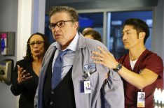 S. Epatha Merkerson as Sharon Goodwin, Oliver Platt as Daniel Charles, Brian Tee as Ethan Choi in Chicago Med - Season 3