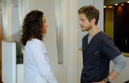 Melina Kanakaredes and Matt Czuchry on 'The Resident'