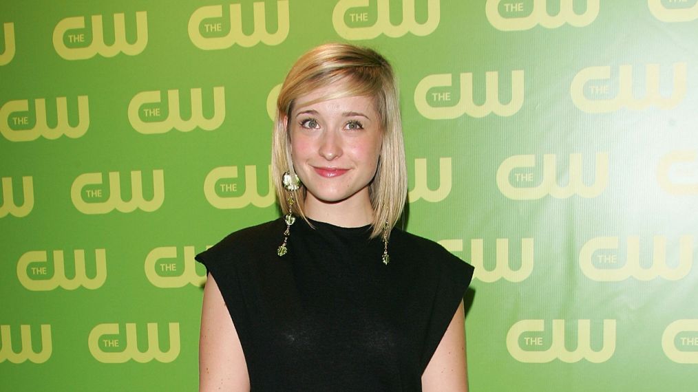 Allison Mack attends the CW Television Network Upfront