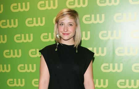 Allison Mack attends the CW Television Network Upfront