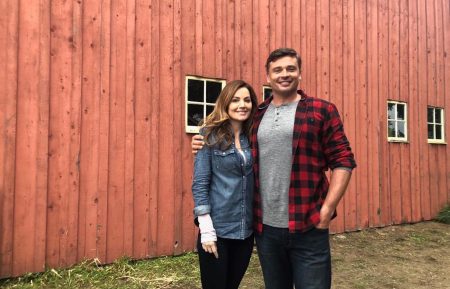 Smallville Reunion - Erica Durance as Lois Lane and Tom Welling as Clark Kent