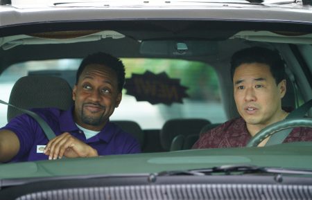 Jaleel White and Randall Park in the Fresh Off the Boat series finale