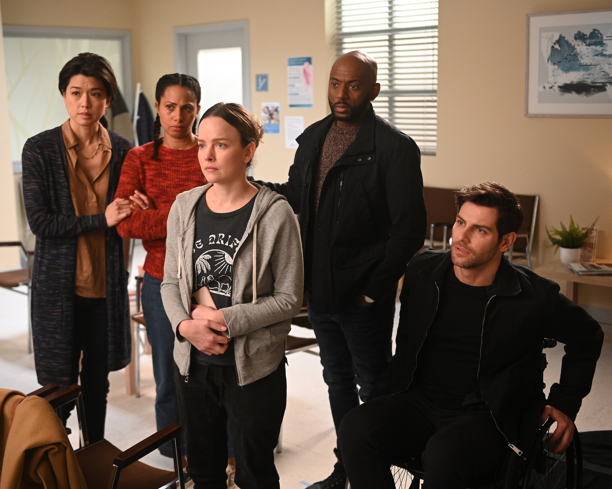 The Cast of A Million Little Things - Allison Miller, Grace Park, Christina Moses, Romany Malco, David Giuntoli