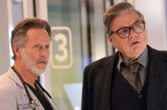 Steven Weber as Dr. Dean Archer, Oliver Platt as Dr. Daniel Charles in 'Chicago Med' - Season 9