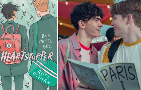 'Heartstopper' book, Joe Locke as Charlie Spring and Kit Connor as Nick Nelson in 'Heartstopper'