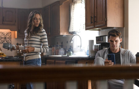 Jana Kramer and Austin Nichols in 'Gaslit By My Husband'