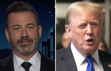 Jimmy Kimmel and Donald Trump