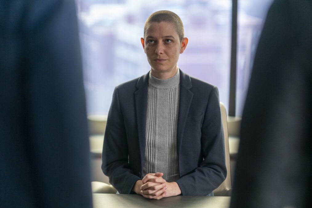 Asia Kate Dillon in Season 6 of 'Billions'