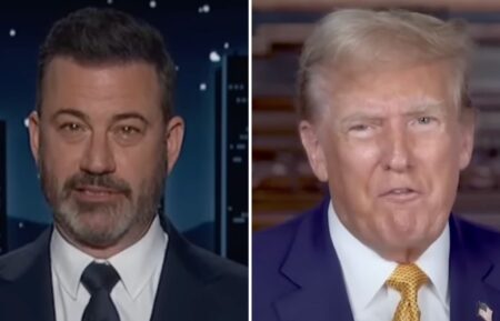 Jimmy Kimmel and Donald Trump