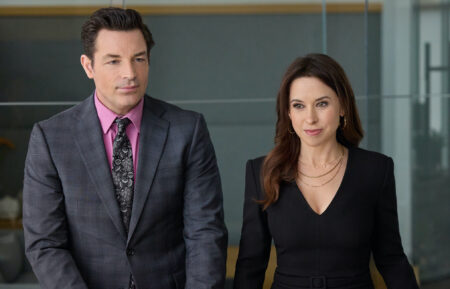 Lacey Chabert and Brennan Elliott in 'His & Hers'