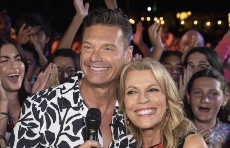 Ryan Seacrest and Vanna White