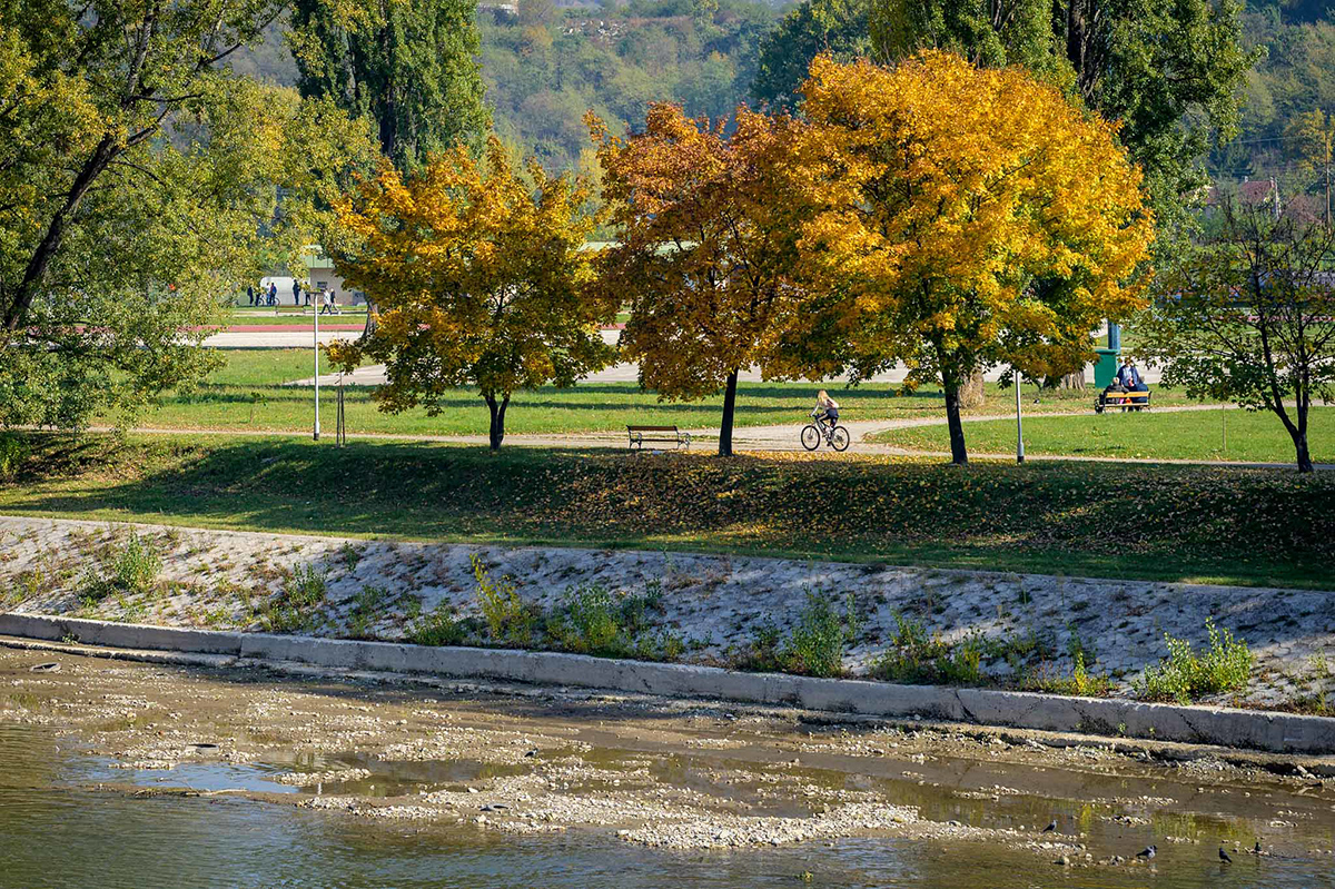 the river Bosna in Zenica