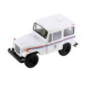 USPS® Pull Back Jeep, White image