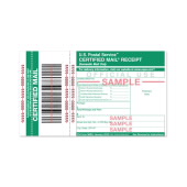 Certified Mail® Receipt Forms image