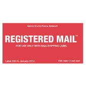 Registered Mail® Labels image