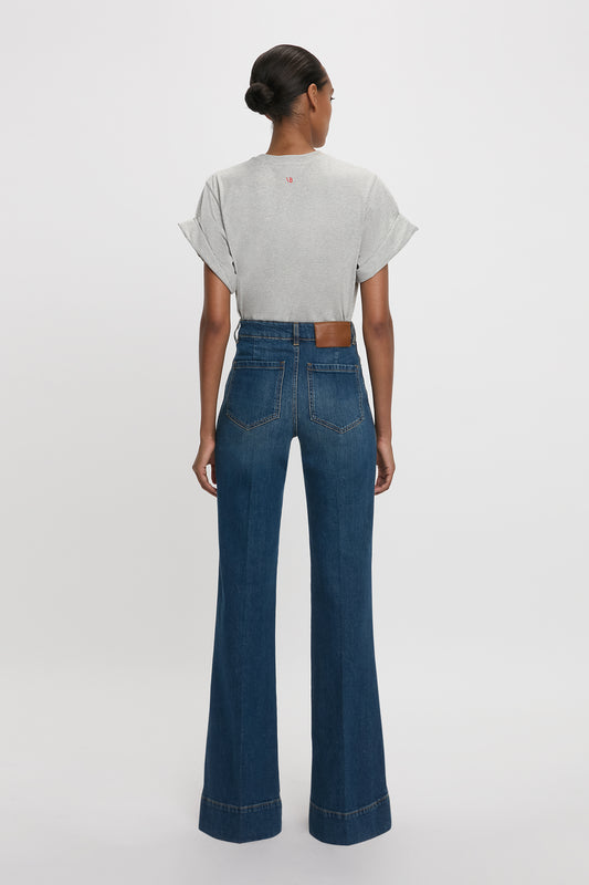 Alina High Waisted Jean in Dark Vintage Wash