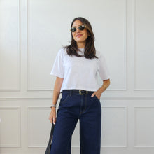  THE CROPPED BOXY TEE - WHITE