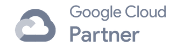 Logo of Google Cloud Partner featuring a cloud symbol.