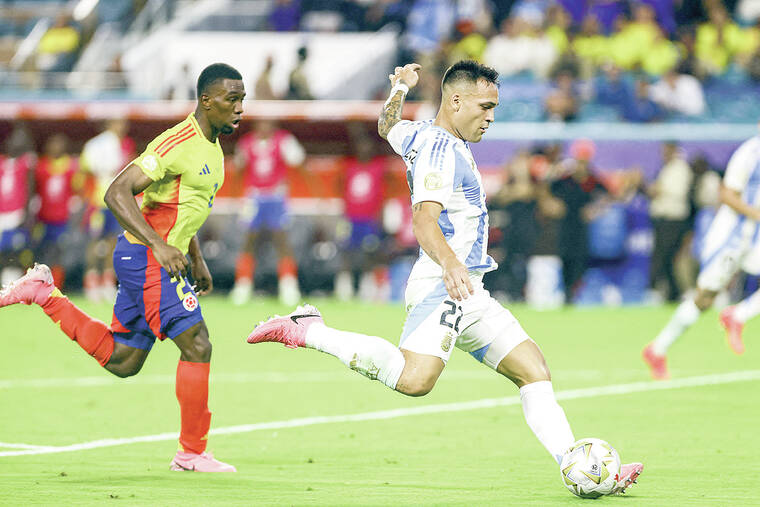 Argentina clinch record 16th Copa America with 1-0 extra-time win over Colombia