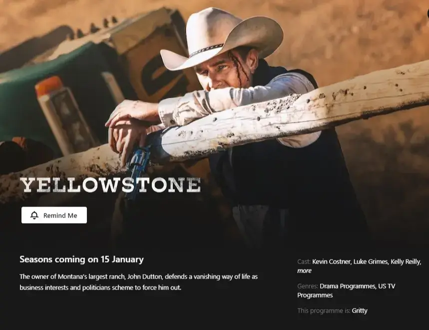 Yellowstone Seasons Coming To Netflix In Select Countries