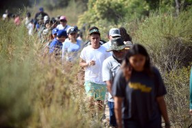 The goal of Saturday's hike was about enabling participants "to appreciate the natural beauty of this pristine wilderness and celebrates the joint efforts to preserve it."