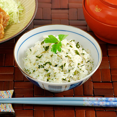 Zojirushi Recipe – Green Tea Rice