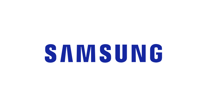 Samsung logo.